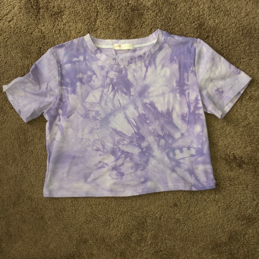Tye dye crop top